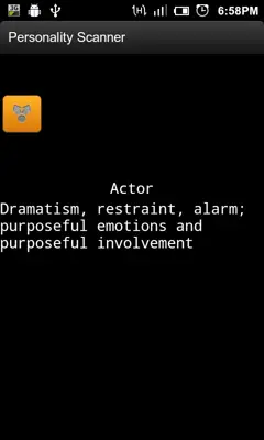 Personality Scanner android App screenshot 0